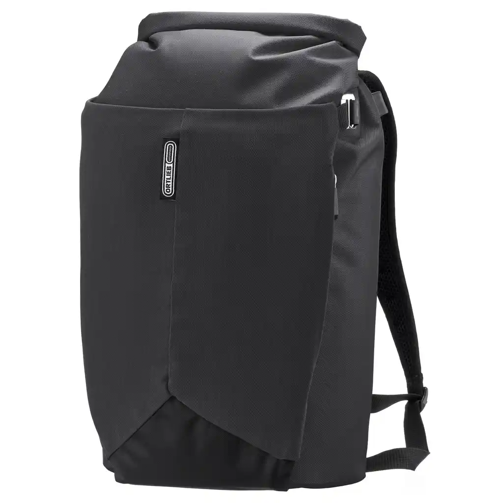 ORTLIEB Vario Lite Black, convertible backpack pannier, vue de face, chez Bag-Age
