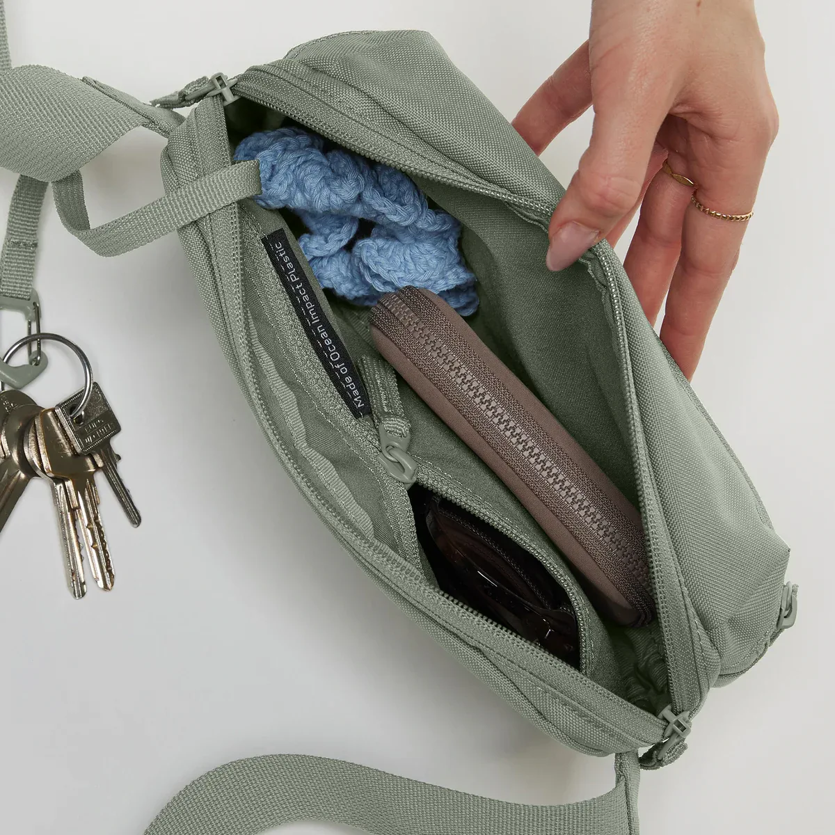 GOT BAG Sling Bag Bass – vista aperta | sostenibile | Bag-Age