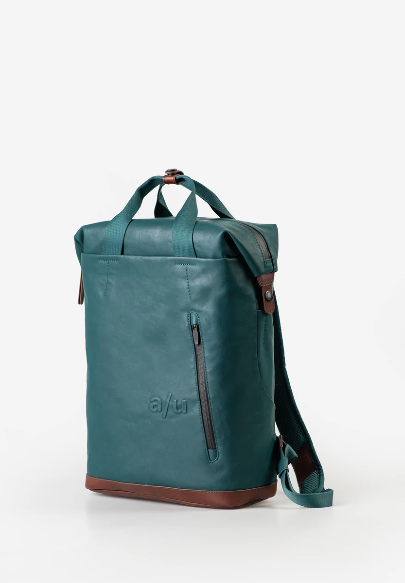 aunts & uncles Morioka Transformative Teal tas, achteraanzicht, bij Bag-Age Berlin
