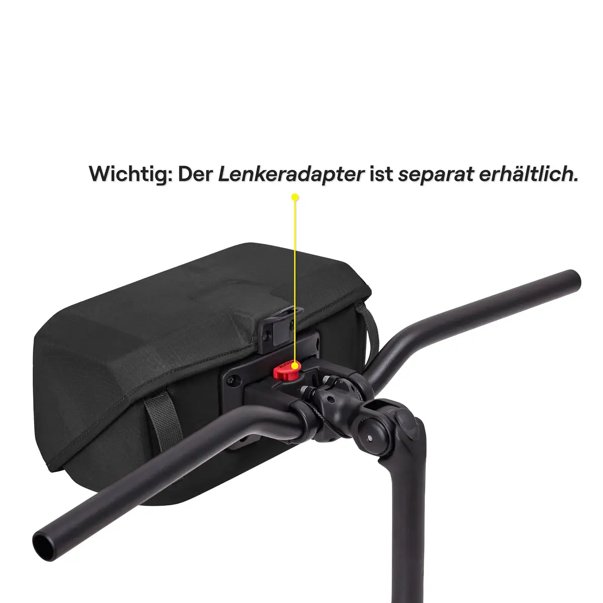 otinga Handlebag V2 schwarz: Fahrradtasche, 100% wasserdicht, Fair-Trade-zertifiziert. Bei Bag-Age Berlin kaufen.