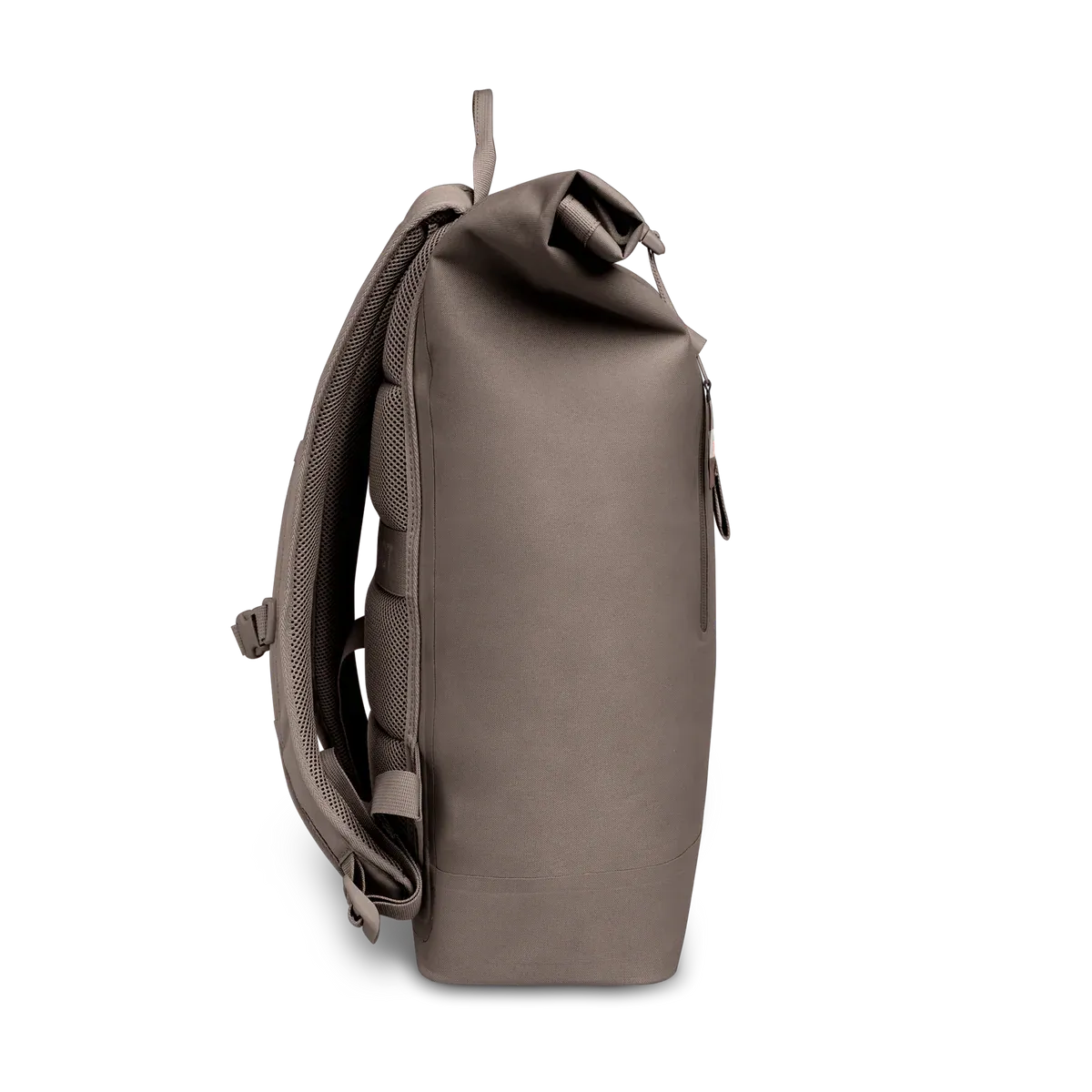 GOT BAG Rolltop Lite 2.0 Oyster Monochrome – side view 2 | sustainable | Bag-Age
