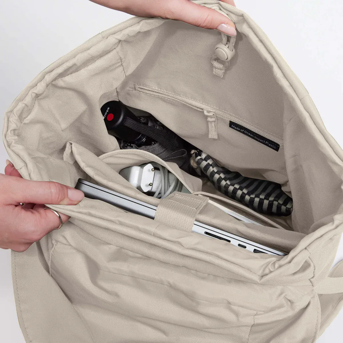 GOT BAG Flap Pack Soft Shell – vue ouverte | durable | Bag-Age