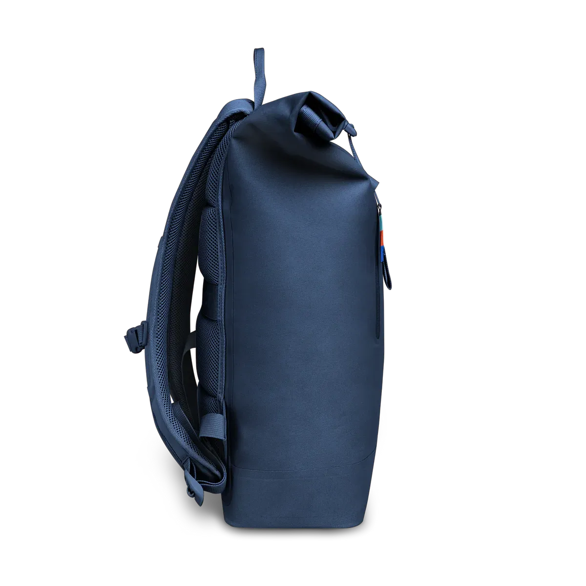 GOT BAG Rolltop Lite 2.0 Ocean Blue – zijaanzicht 2 | duurzaam | Bag-Age