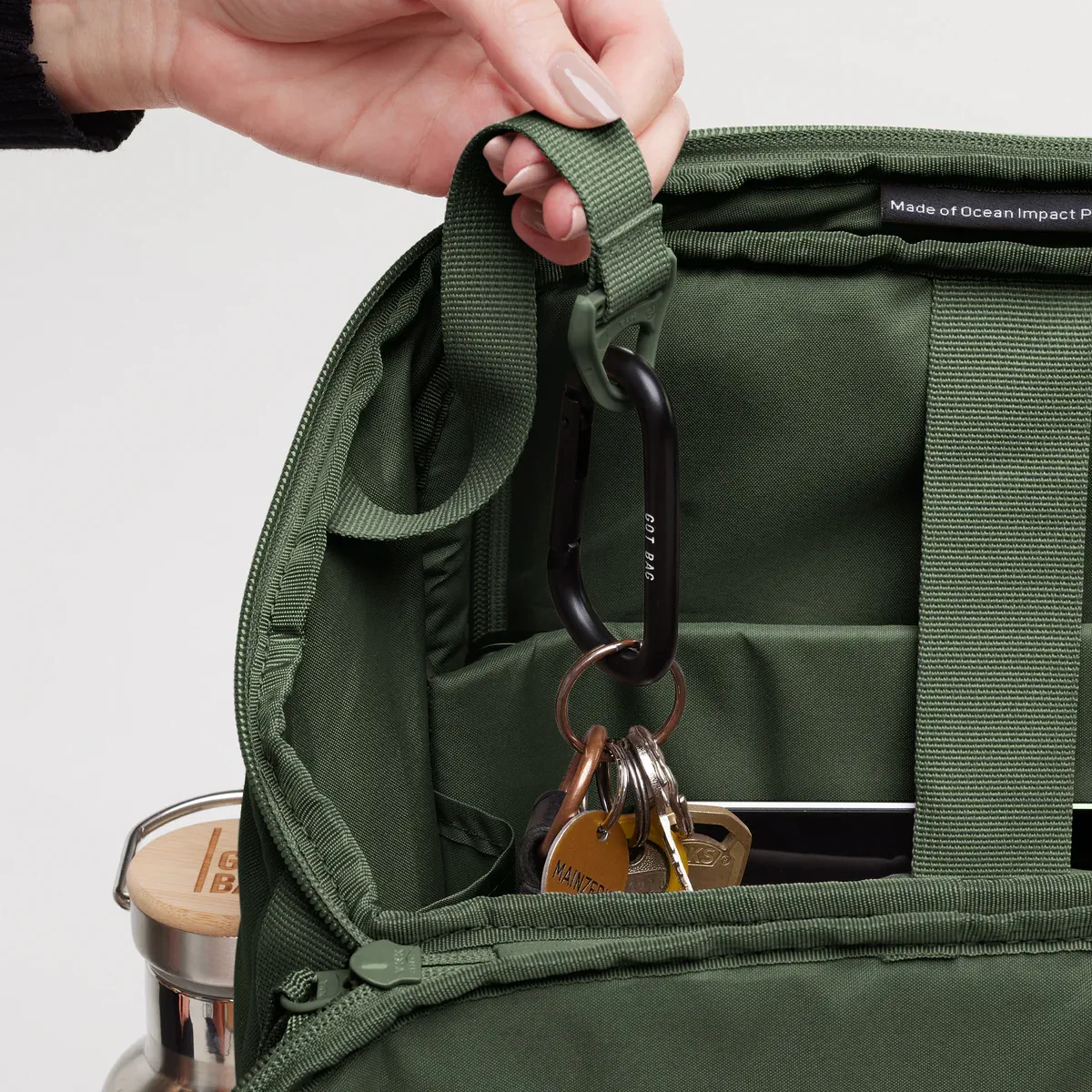 GOT BAG Pro Pack Algae – vista aberta 2 | sustentável | Bag-Age