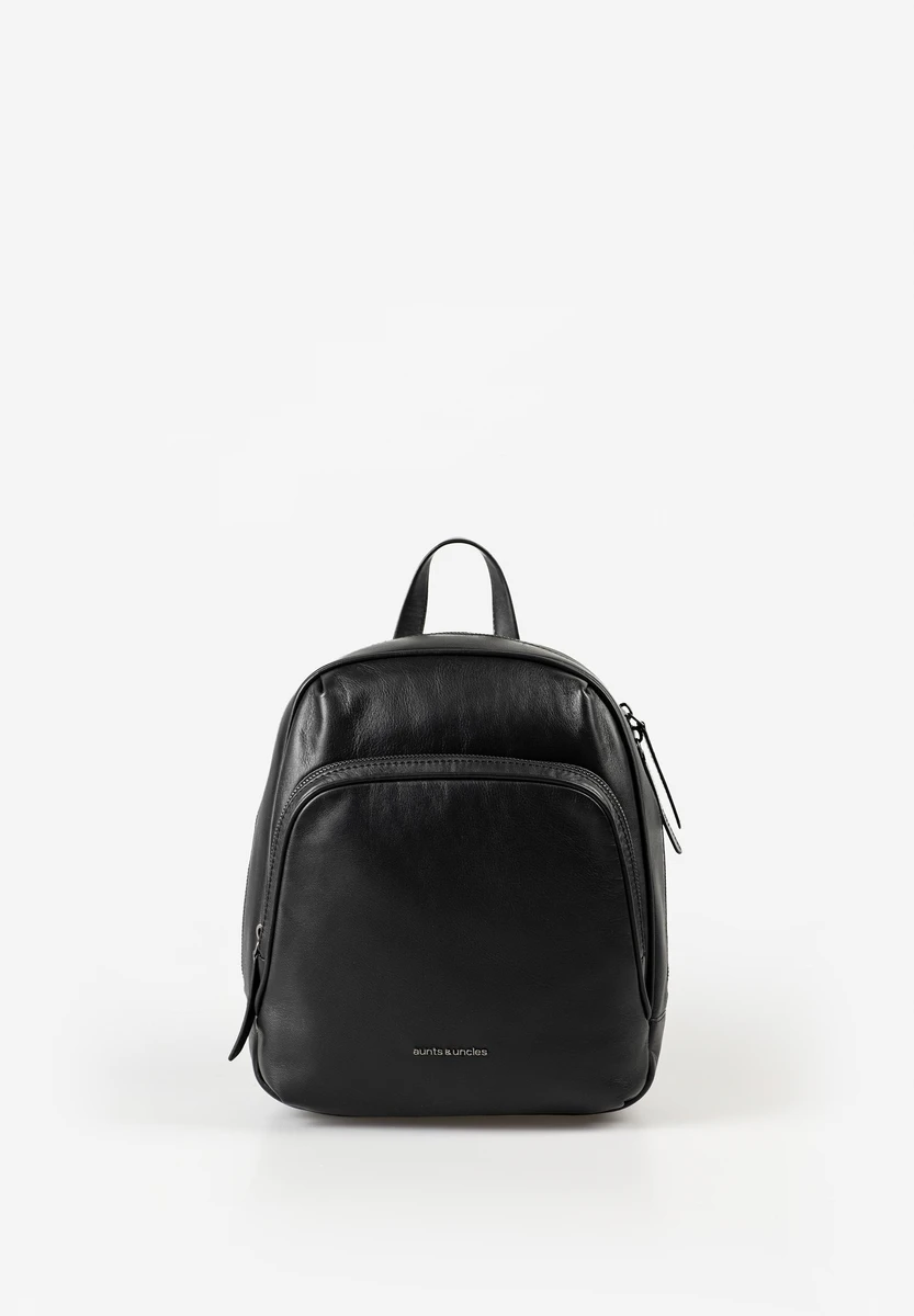 aunts & uncles Coco Jet Black bag, front view, at Bag-Age Berlin