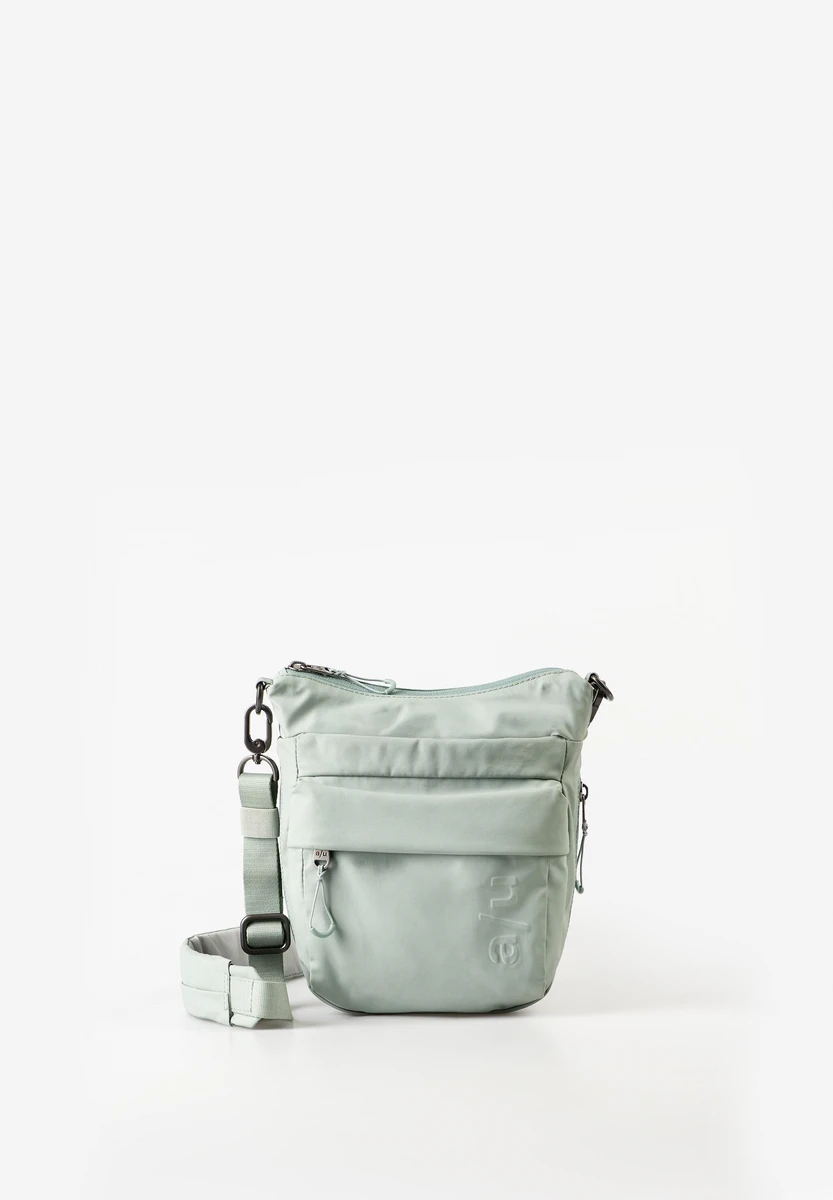 aunts & uncles Yura RE lite Sage Green borsa, vista frontale, da Bag-Age Berlin