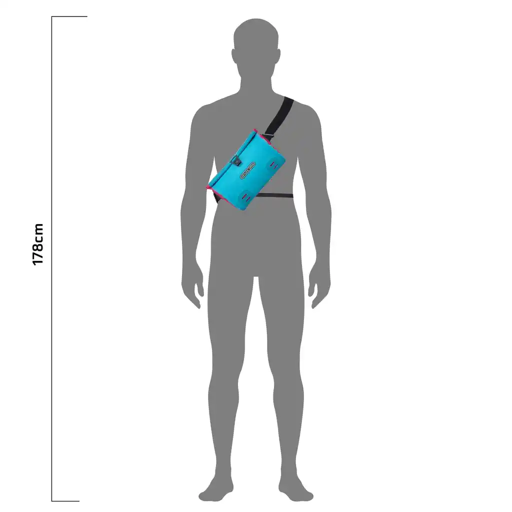 ORTLIEB Velo-Sling Cyber Blue Handlebar / Sling Bag, Produktbild, bei Bag-Age