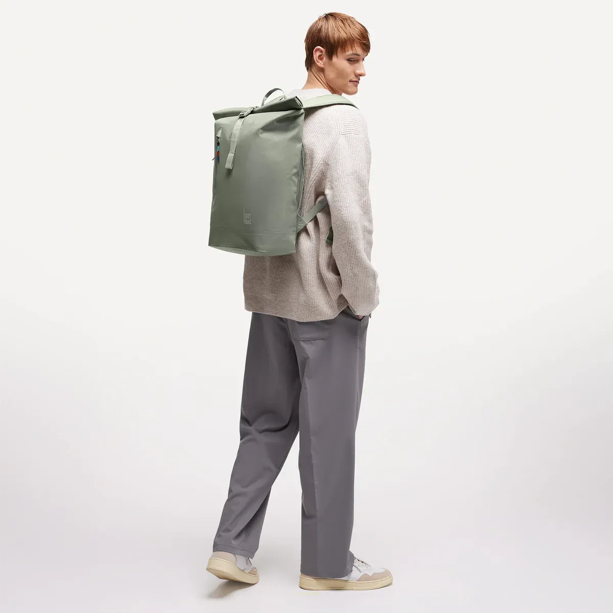 GOT BAG Rolltop Lite 2.0 Bass – foto lifestyle 2 | sostenibile | Bag-Age